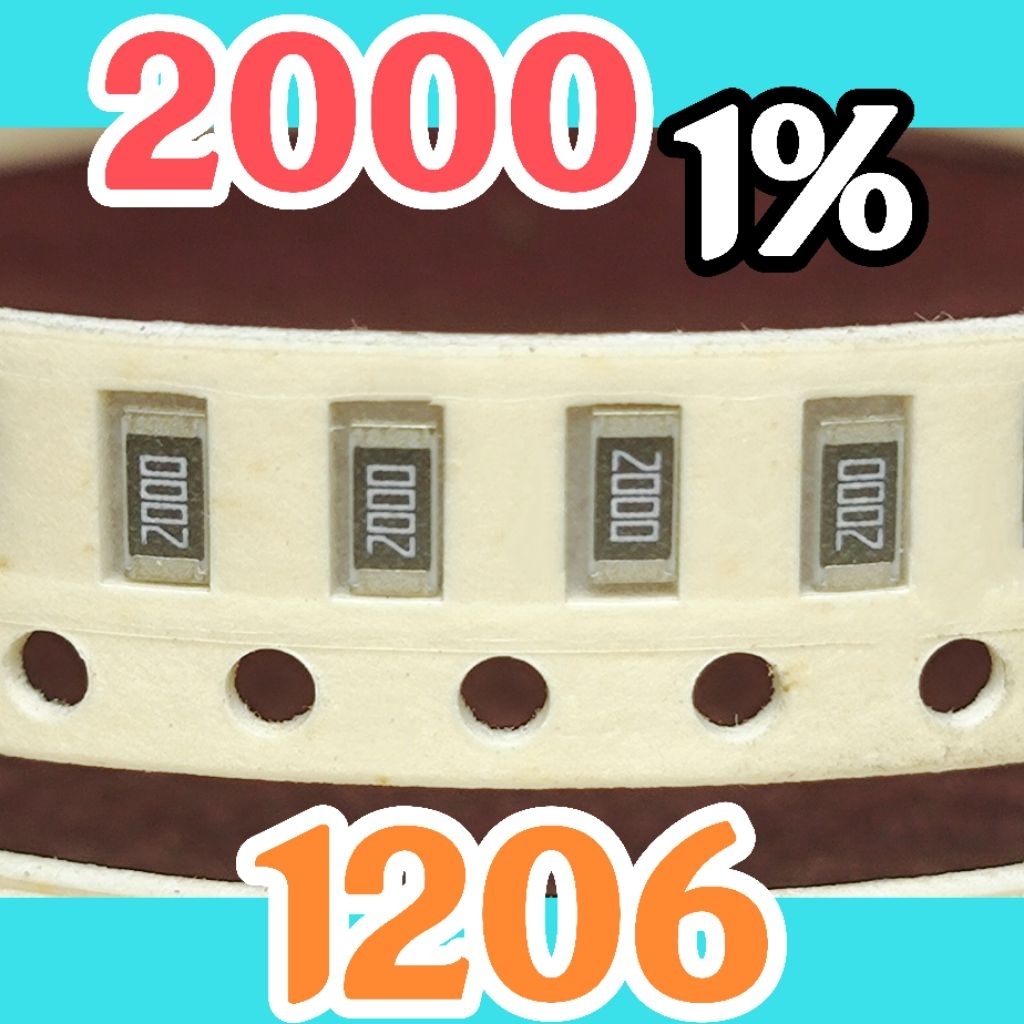 10pcs Chip resistor smd 2000 201 200R 1% size 1206 3216 200ohm 200 ohm