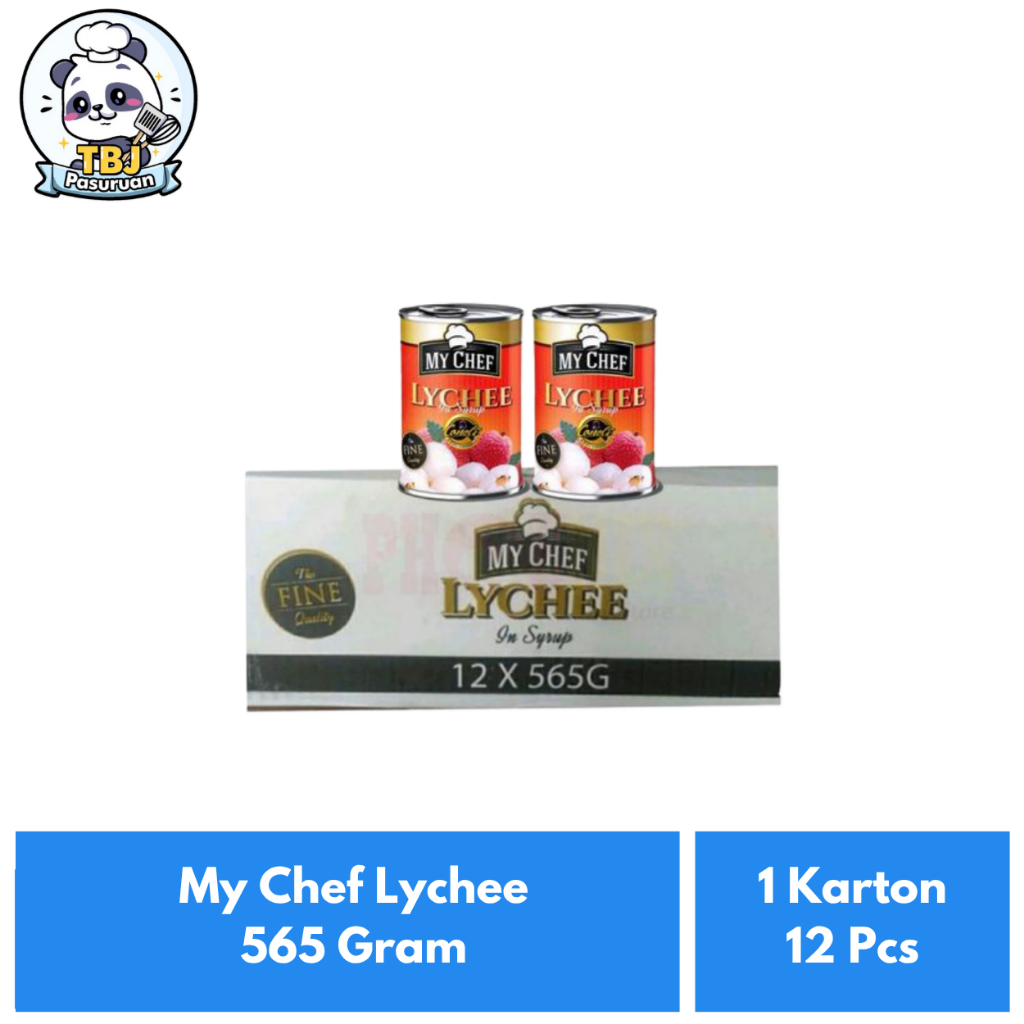 

My Chef Lychee 565 Gram Kemasan 1 Karton Isi 12 Pcs