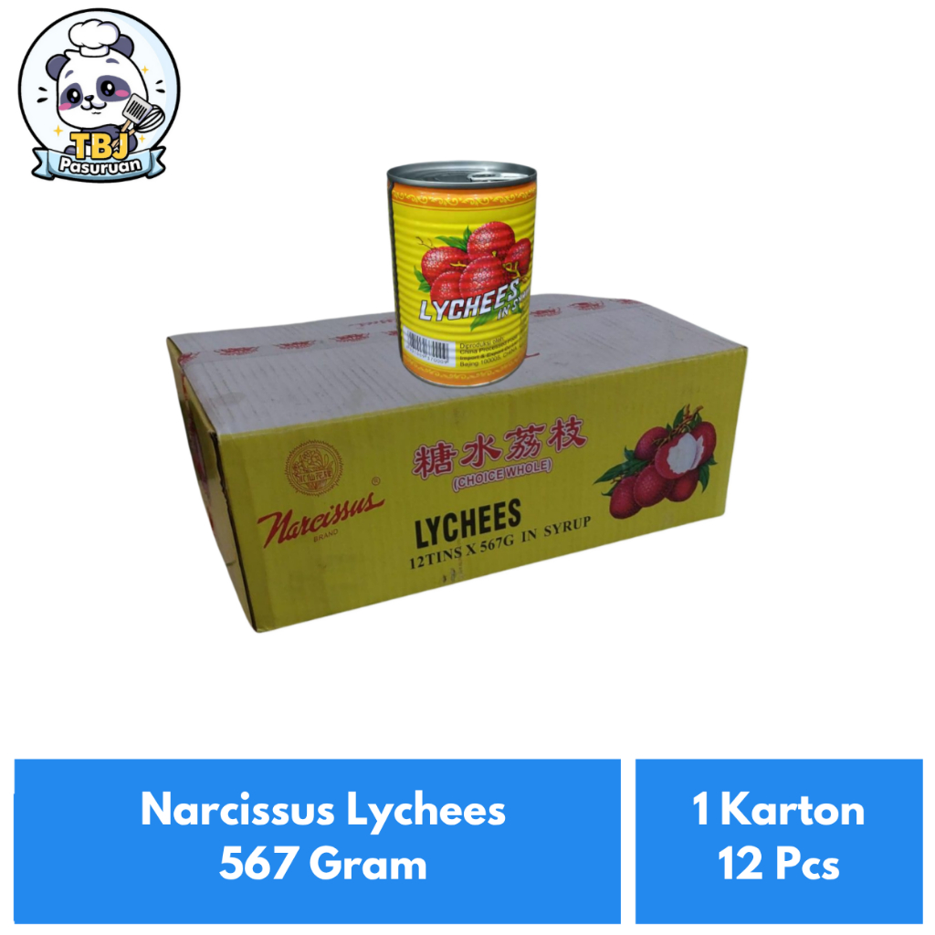 

Narcissus Lychees 567 Gram Kemasan 1 Karton Isi 12 Pcs