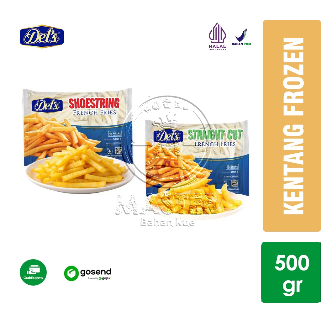 

Kentang Frozen French Fries DELS DEL'S Kentang Beku 500gr [KHUSUS INSTANT]