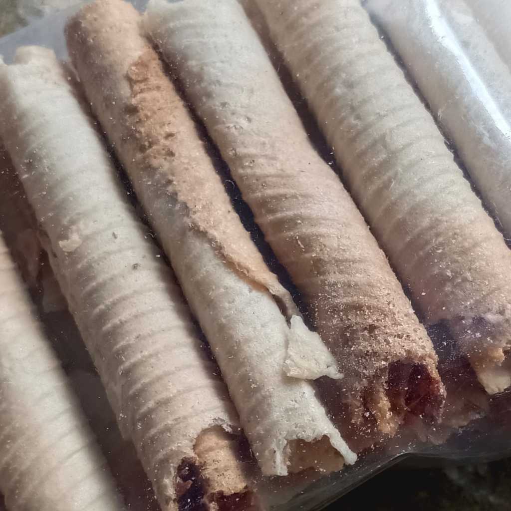 

KRUPUK GAMBIR 200 GR / OPAK GAMBIR CONTONG MINI MANIS RENYAH / KERUPUK CONTONG RENYAH