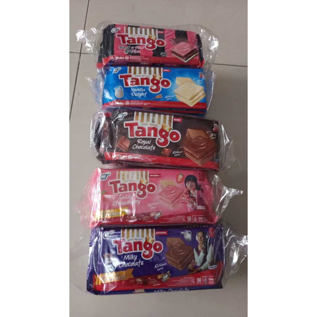 

Wafer TANGO Bite Size 35gr (harga 1pack isi 10pcs) 5 Varian Rasa