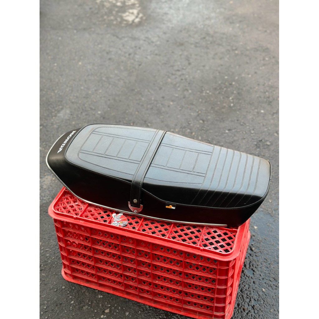 Jok honda GL100 jok gl100 gl125 mbtech brigwhell bagus awet krakap garis model ori