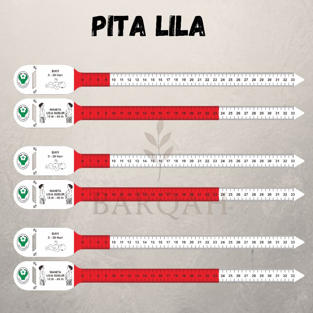 

pita LILA ukur lengan ibu hamil dan bayi