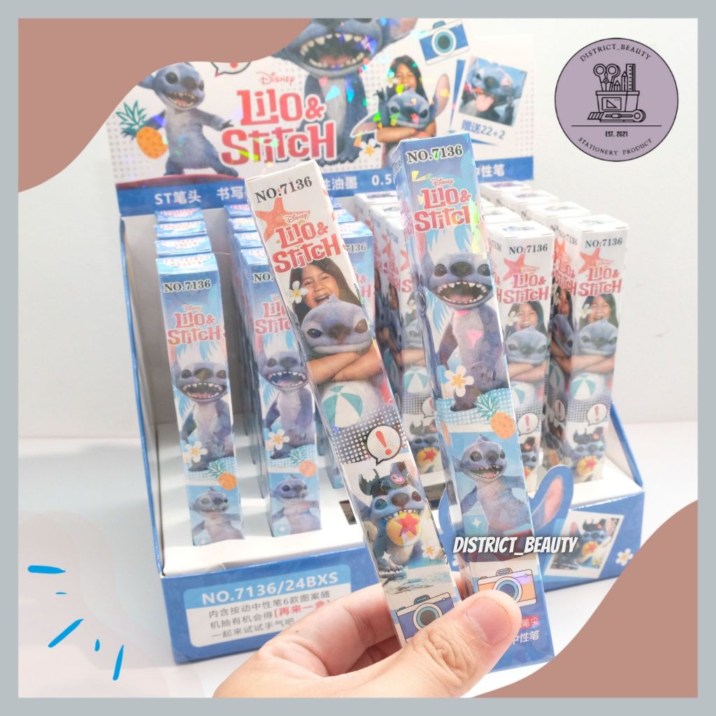 

BLIND BOX PULPEN STITCH LILO SERIES PULPEN CETEK MISTERI STITCH PEN GEL BLIND BOX LUCU TERMURAH