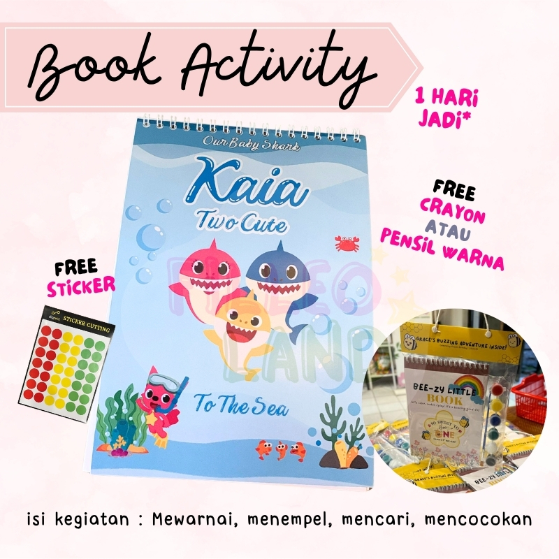 

Buku Aktivitas Hampers Ulang Tahun Mewarnai Menggambar Custom Paket Goodie Bag Ultah Book Activity Painting Kit For Kids Buku Kreativitas Anak - Filleo Land