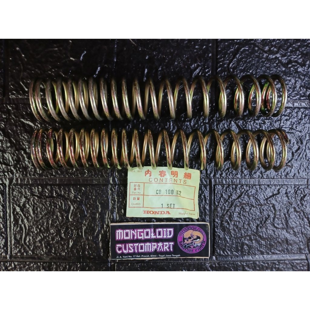 stok lama merk content per pir sok depan spring per shock depan luar per shockbreaker depan HONDA CB