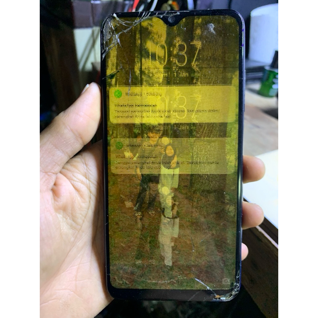 Unit Vivo Y91c Ram2/32GB Hidup Minus Pola+LCD