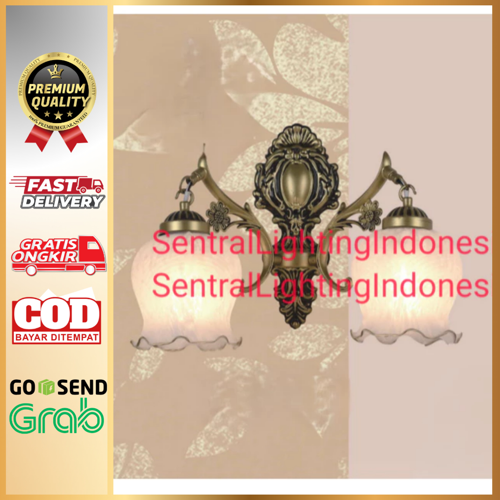 SL1372-2 LAMPU DINDING HIAS BUNGA MINIMALIS KLASIK ANTIK TERAS SUDUT RUANGAN RESTORAN DLL DEKORASI W