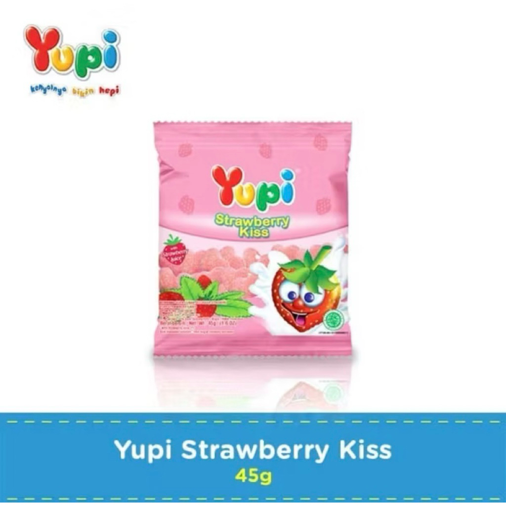 

TERMURAH !! YUPI GUMMY STRAWBERRY KISS