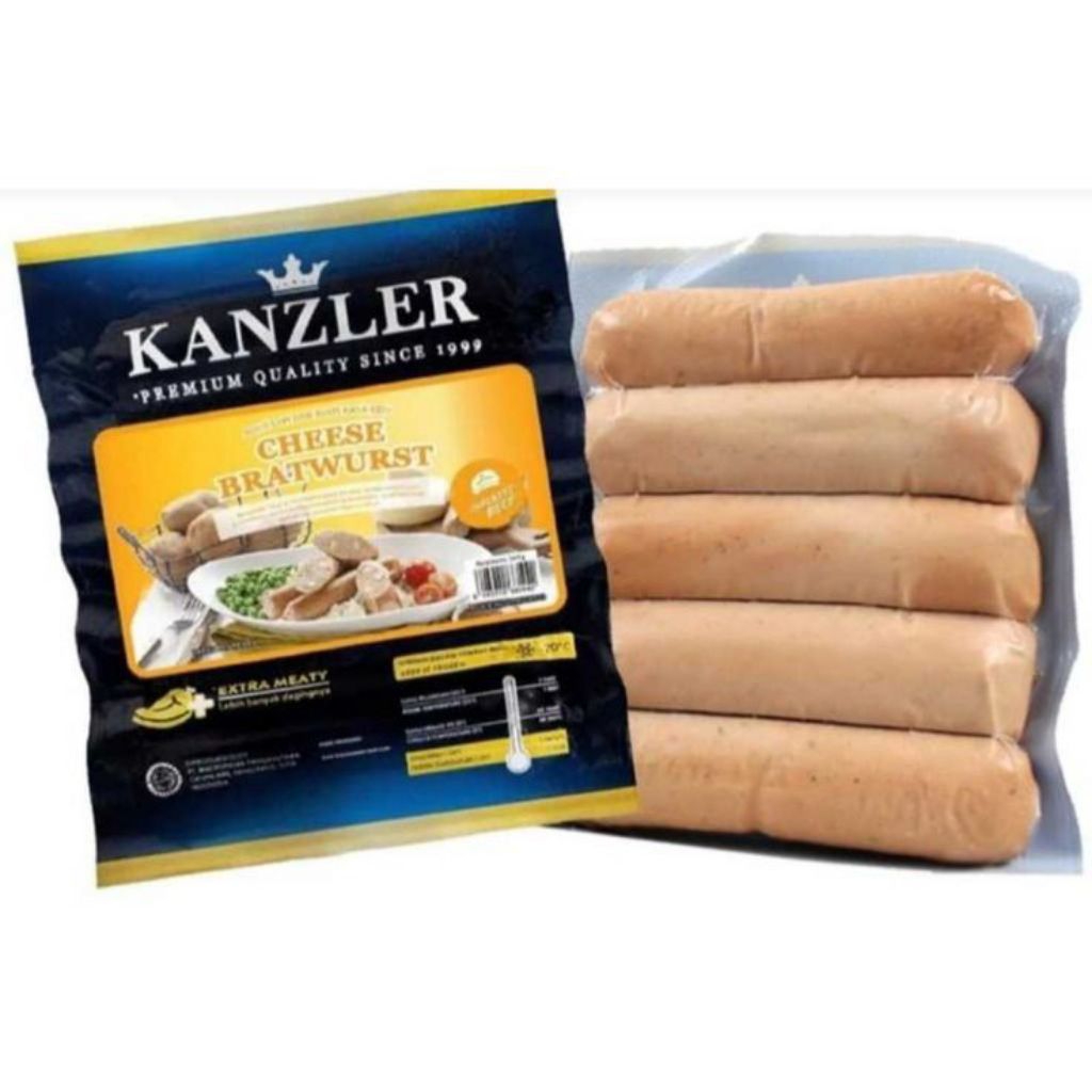 

sosis kanzler cheese bratwurst