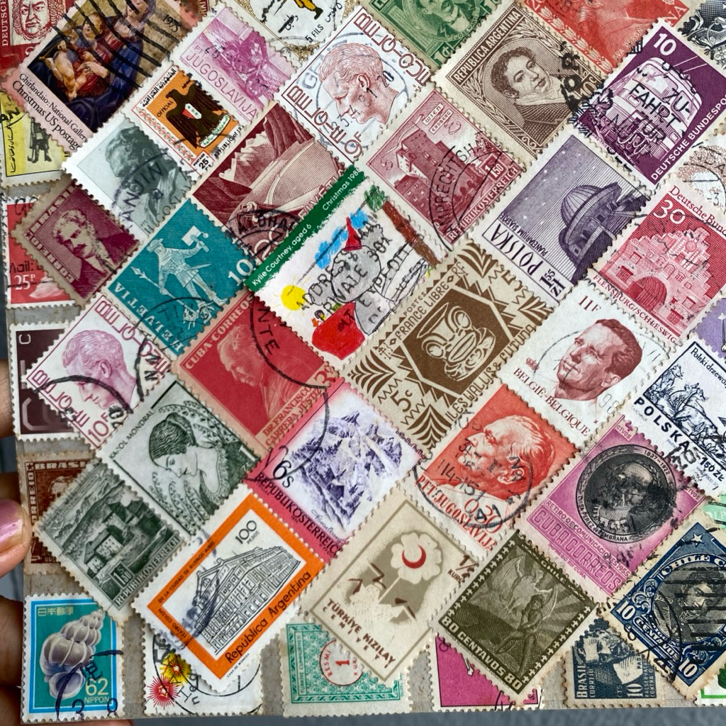 

51 Prangko Luar Negeri Vintage Asli - Eropa Timur & Tengah | Koleksi Prangko Bekas Cap