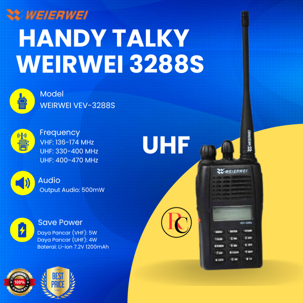 JUAL HT WEIRWEI 3288S - HT WEIRWEI VEV 3288S ORIGINAL