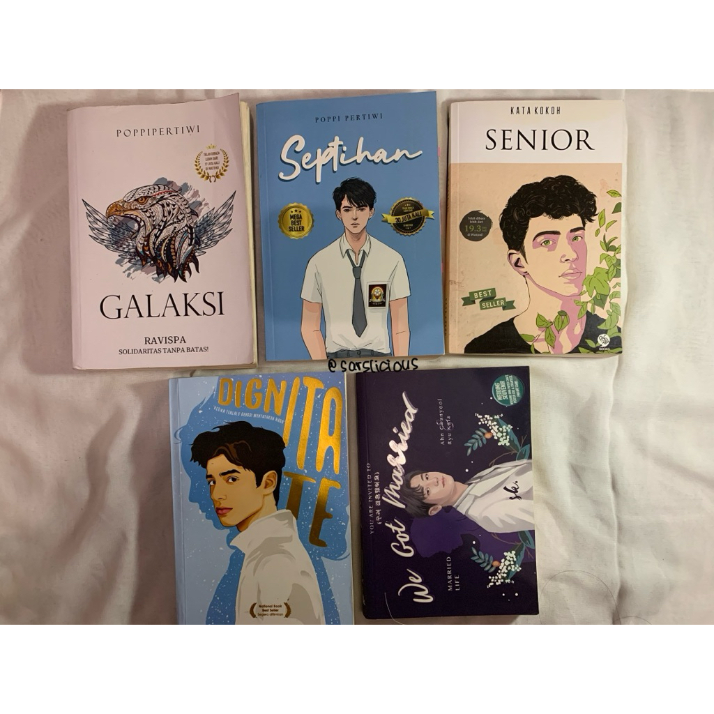 PRELOVED NOVEL, GALAKSI, SEPTIHAN, DIGNITATE, SENIOR, WGM