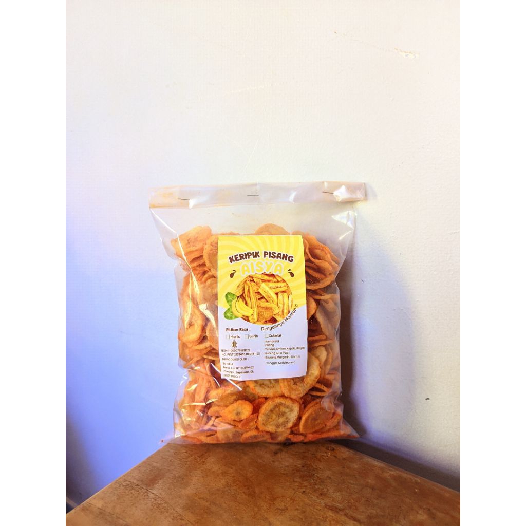 

Aisya - Keripik Pisang Balado Aisya