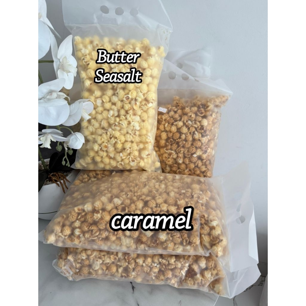 

Snack Popcorn Viral Rasa Caramel 500g - Snack Sehat- Cemilan murah