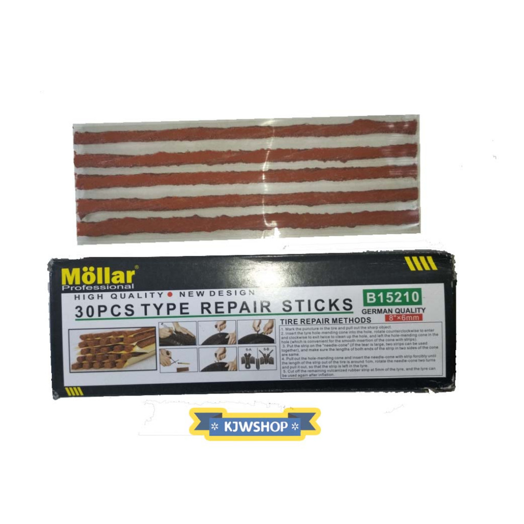 Refill Karet Tambal Ban Tubles 5pcs Tire Seal String Refil Tambal Ban Tubless Refil Karet Tubeles Re