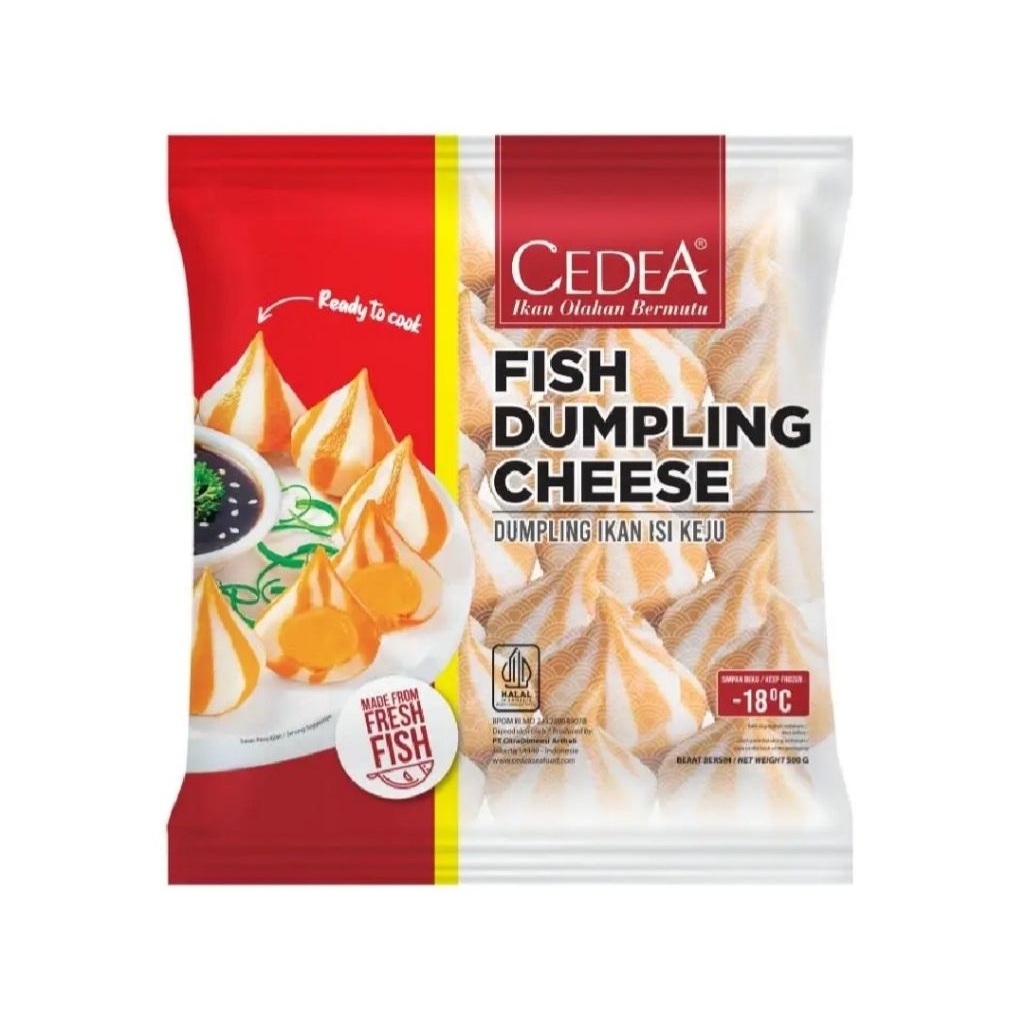 

CEDEA FISH DUMPLING CHEESE 500GR