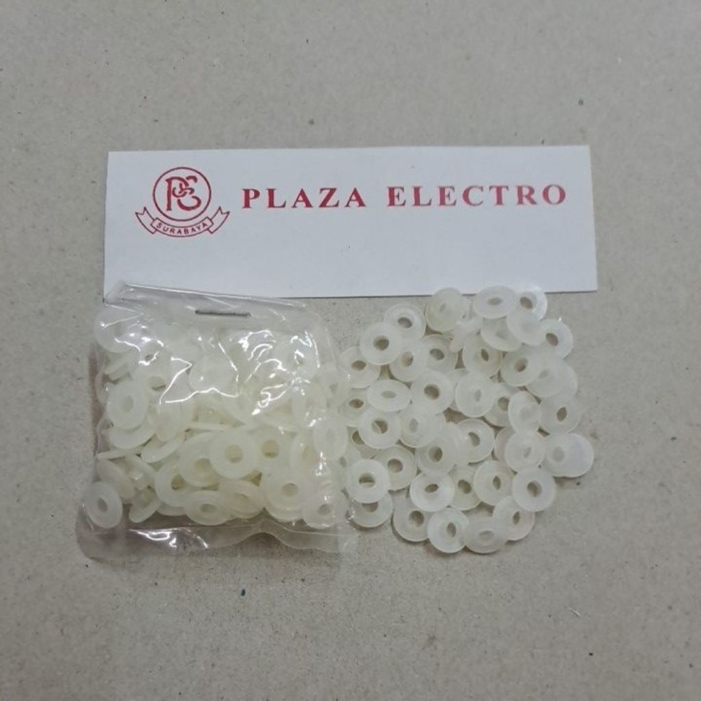 RING KANCING NYLON PLASTIK BUSHING UNTUK MIKA ISOLATOR TR TRANSISTOR