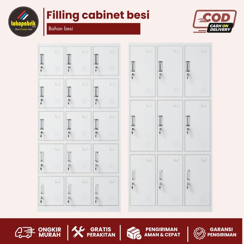 Laci Besi  Minimalis Filling Cabinet 4 Susun Drawer Besi Termurah