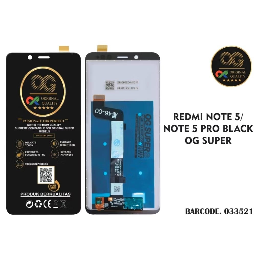 LCD TOUCHSCREEN XIOMI REDMI NOT 5/NOT 5 PRO OG SUPER HD+