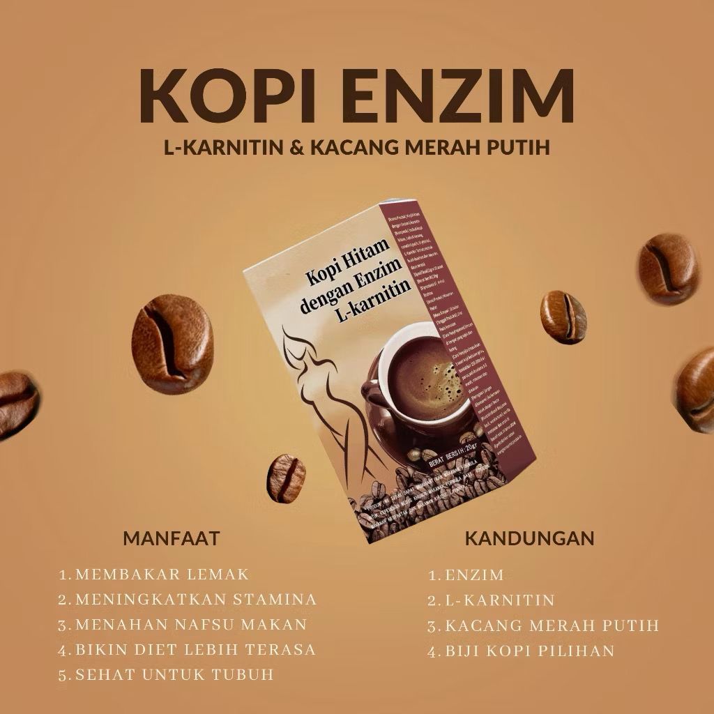 

FK - KOPI HITAM L-KARNITIN KOPI DIET ENZIM PELANGSING