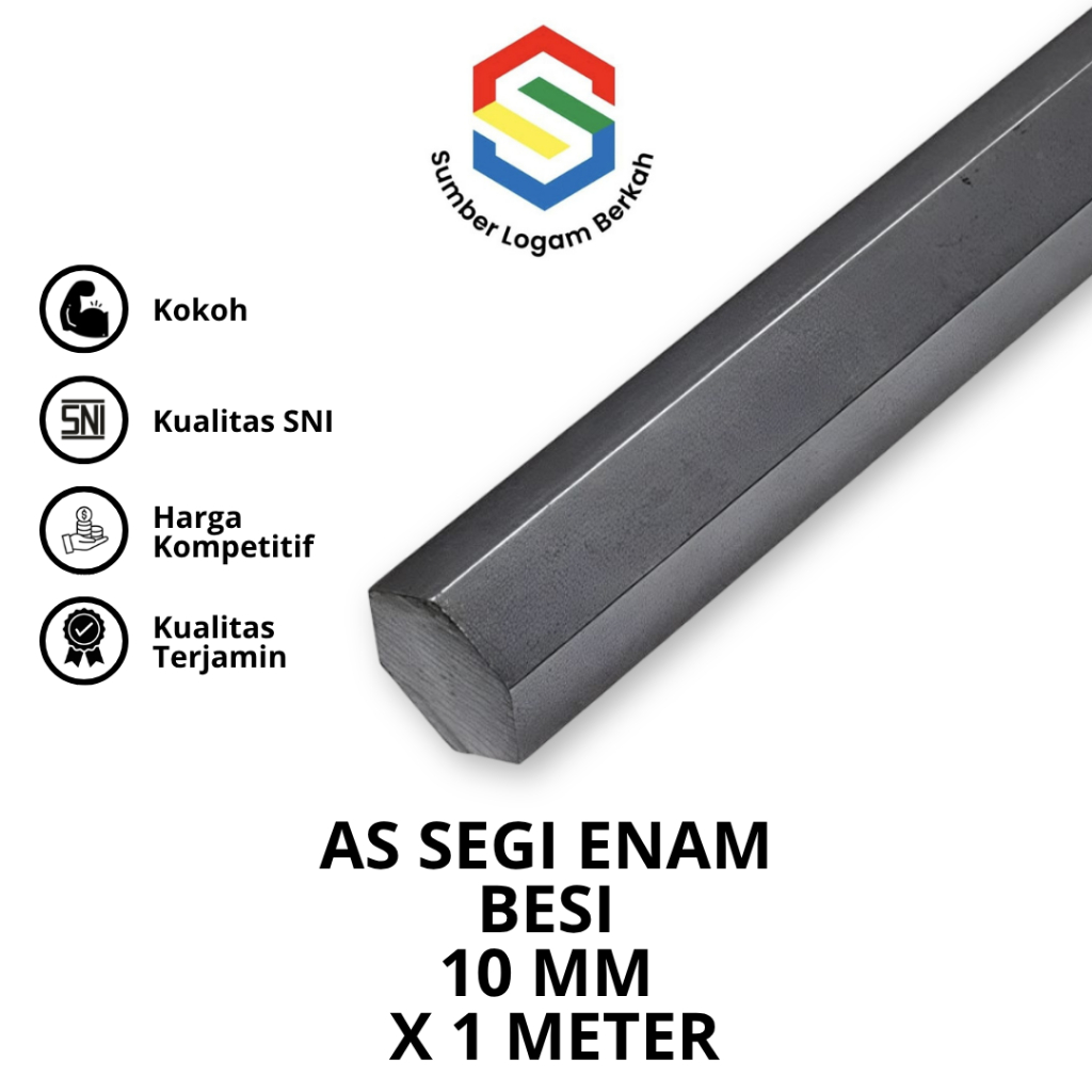 as segi 6 besi 10 mm