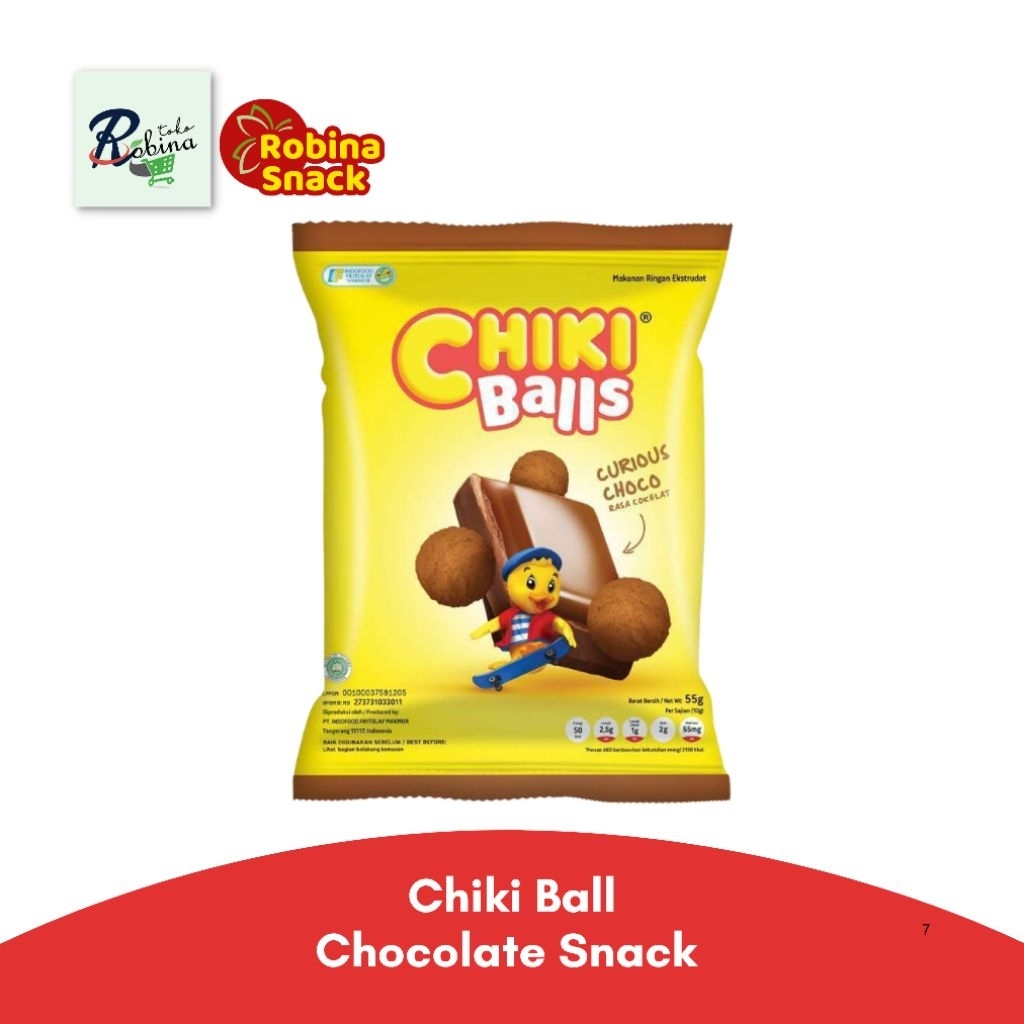 

Chiki Balls Choco Snack 55 gram