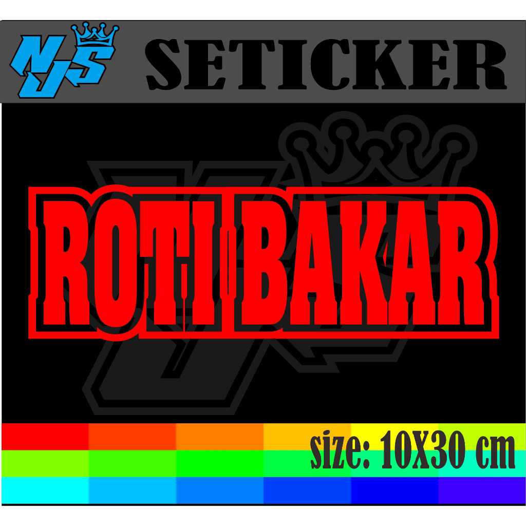 

CUTTING STIKER TEMPELAN NAMA JUALAN ROTI BAKAR DENGAN MODEL BOLONG UKURAN 30X10 CM