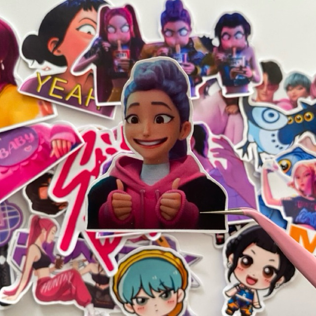 

Stiker pack Kpop Demon Hunters - Isi 19 pcs