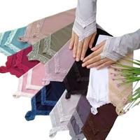 Manset Lengan Renda Jersey Hendsock Tangan Panjang