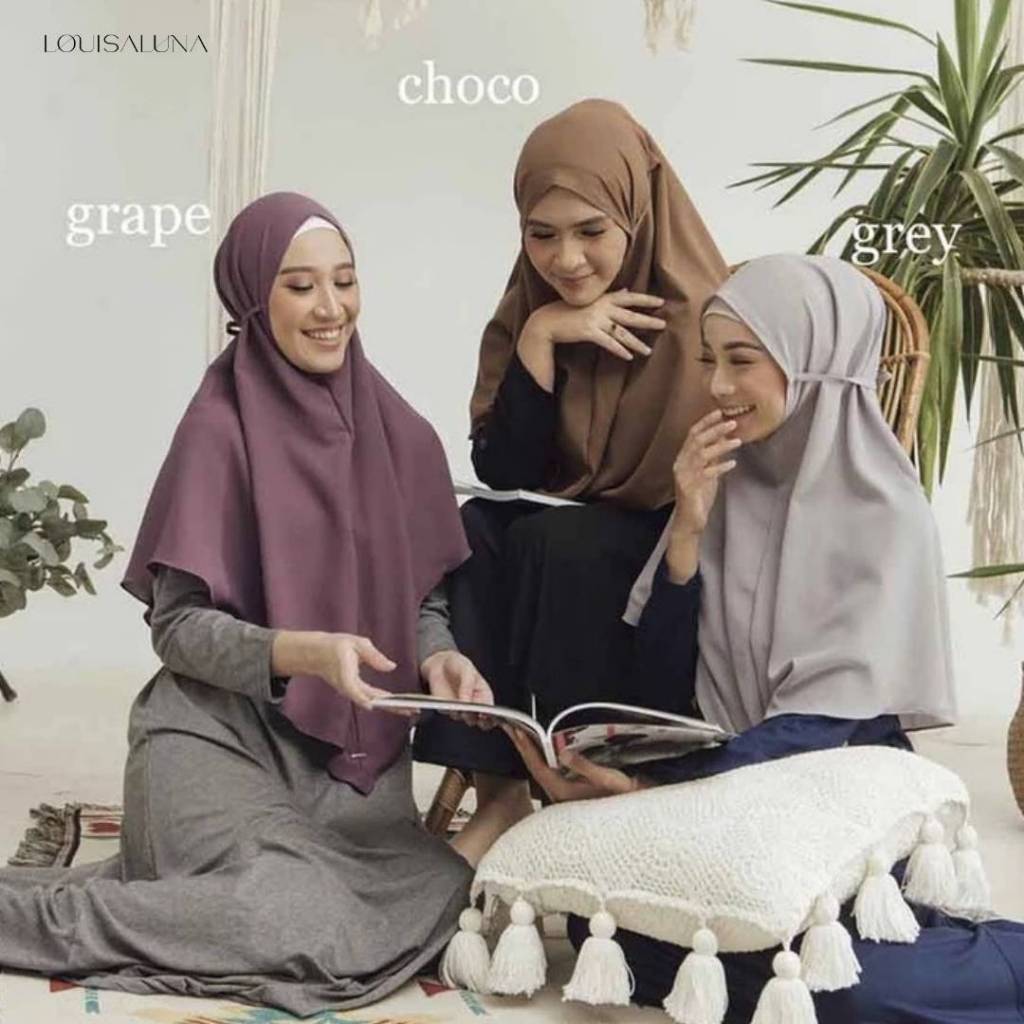 Hijab Instant Wanita - Hijab Bergo - All Hijab 59K - LOUISALUNA