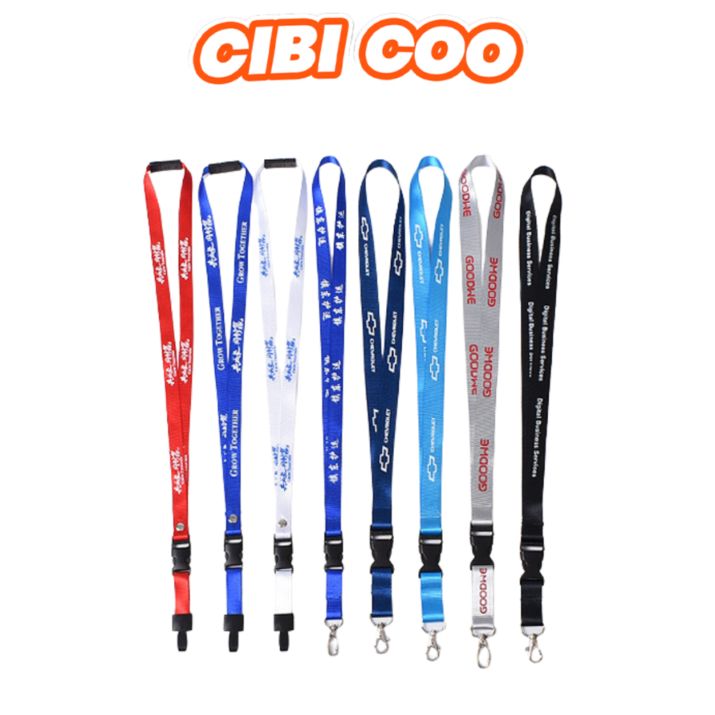 

CIBICOO CETAK TALI ID CARD DESAIN H639 FULL COLOR LANYARD PRINT SUBLIM FULL COLOR PANJANG LANYARD 2CM TALI ID CARD SABLON TALI HP GANTUNGAN HP MOTIF BRANDED UNIVERSAL TALI HP LANYARD