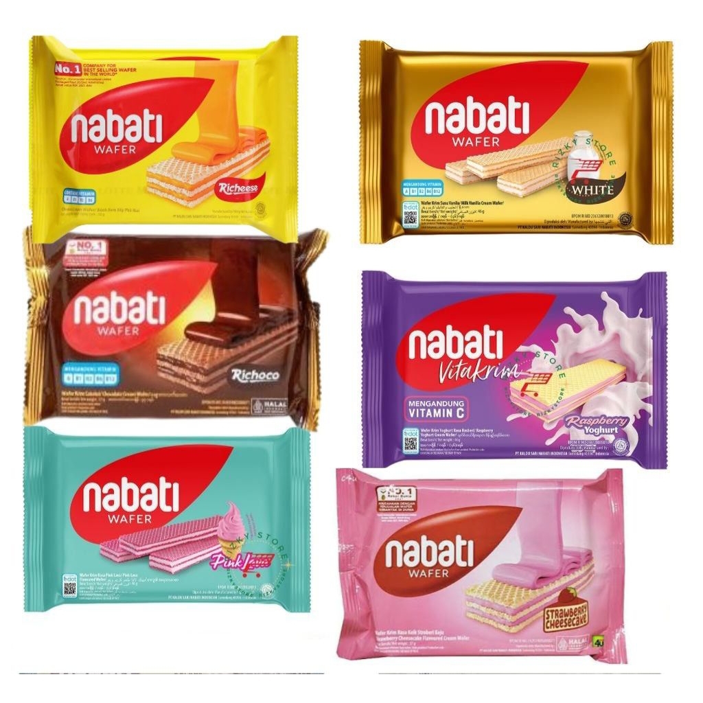 

Nabati Wafer 2000 (1 pcs) / Wafer Nabati / wafer richeese /Nabati Wafer 37GR