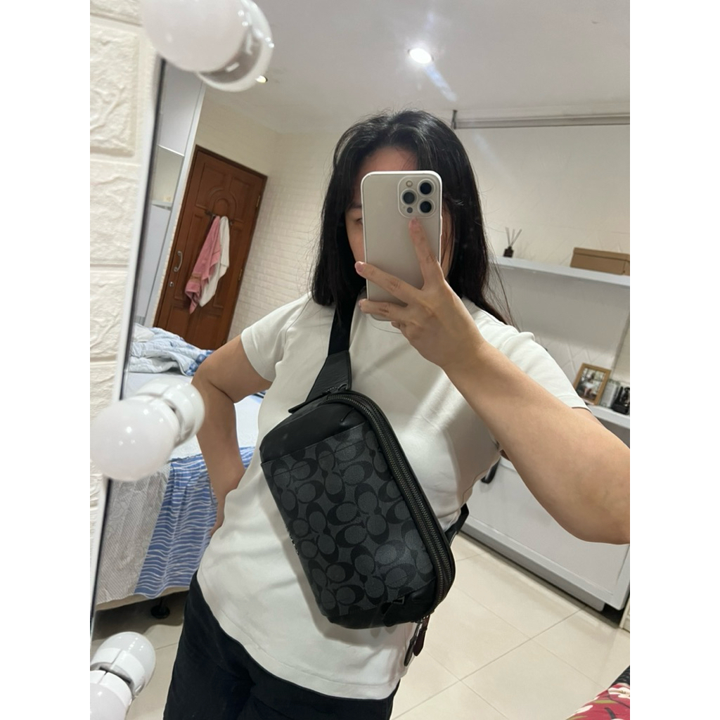 preloved COACH PRIA sling bag asli 100%%%