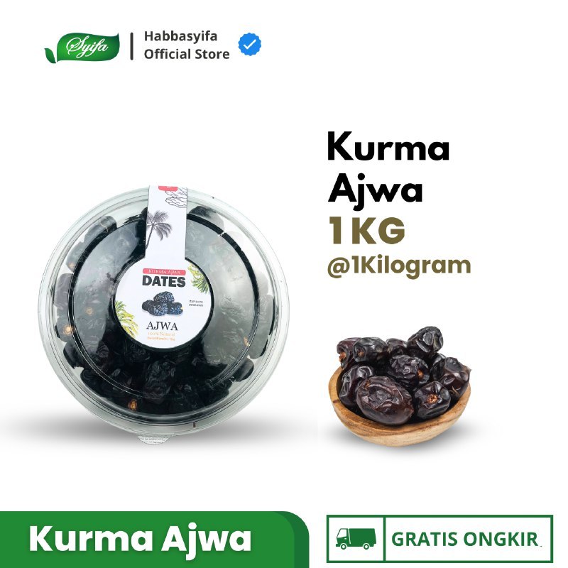

Kurma Ajwa Al Madinah Kurma Ajwa Kemasan Curah 1 Kg Kurma Ajwa Mix