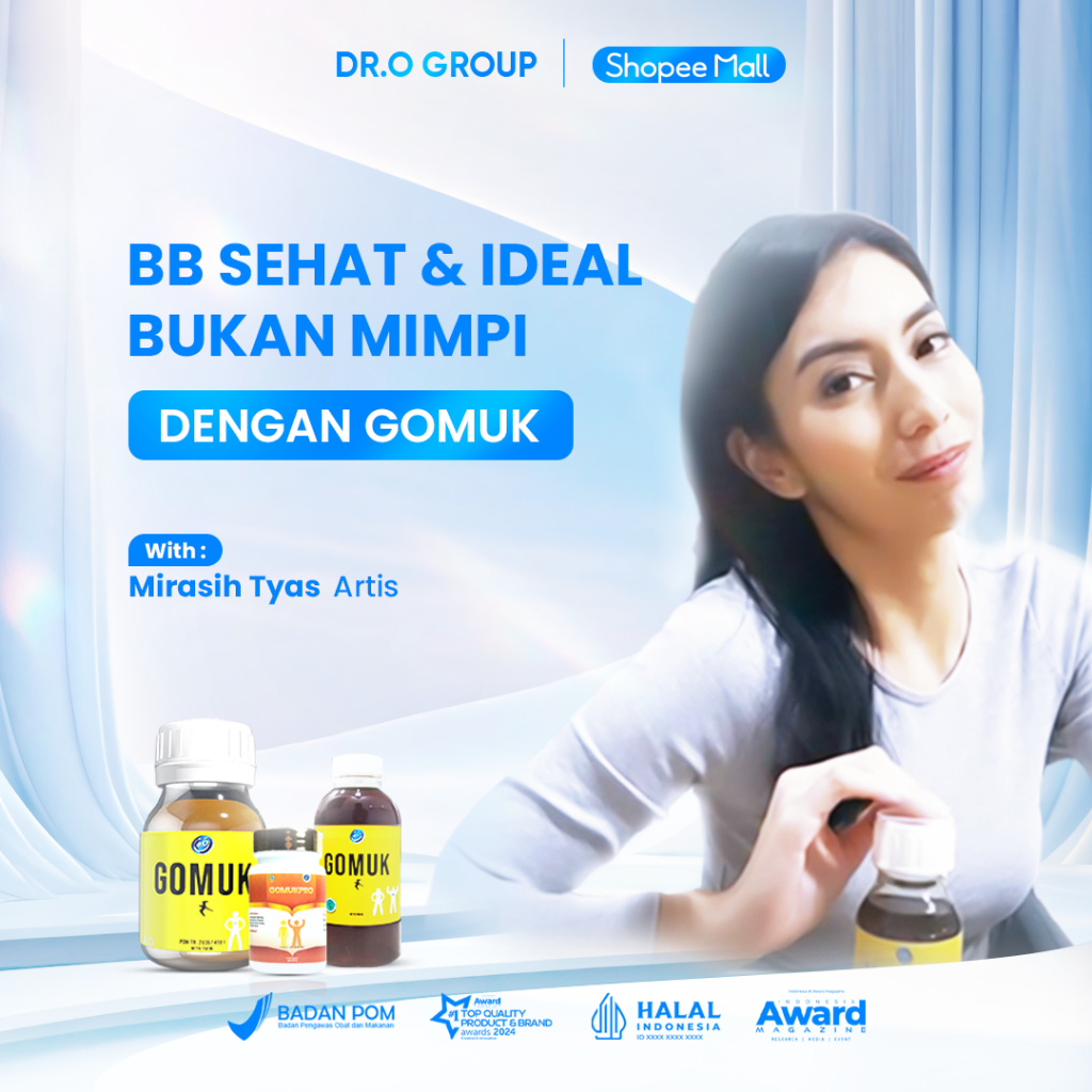 Gomuk & Gomuk Pro/ Madu Penggemuk 200ml/ Bpom Approved