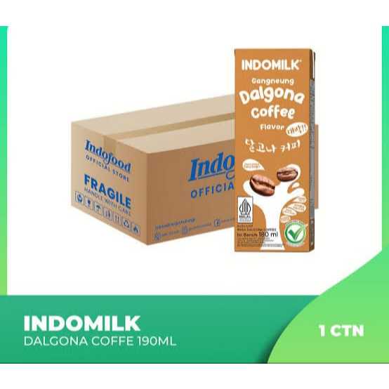 

INDOMILK SEOUL UHT RASA DALGONA COFFEE 1 DUS 30 PCS