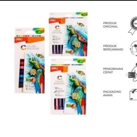 

OIL PASTEL/CRAYON DELI 12W/18W/24W