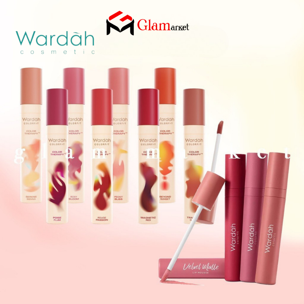 WARDAH Colorfit Velvet Matte Lip Mousse Lip Cream - Lipstik WARDAH - Wardah Colorfit Velvet Matte Li