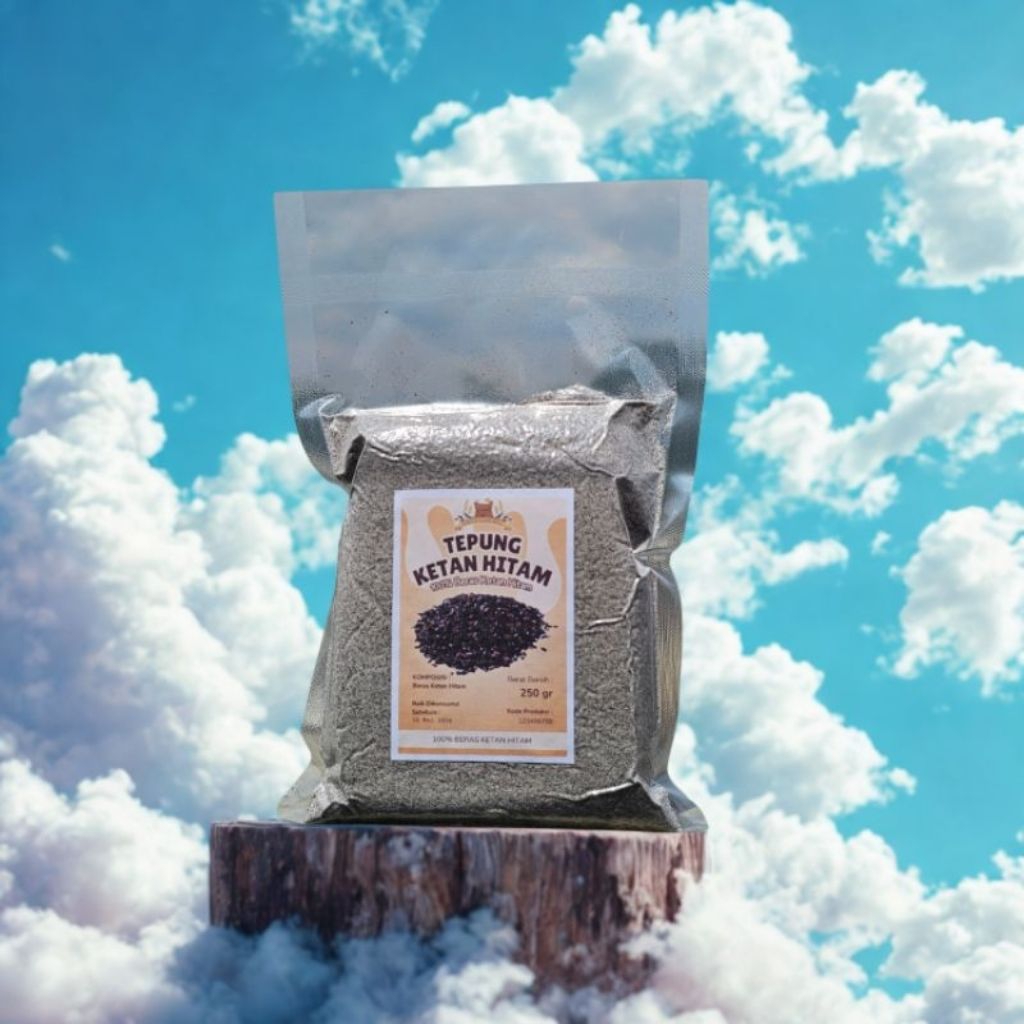 

Tepung ketan hitam Asli Cianjur tampa pengawet 250Gram