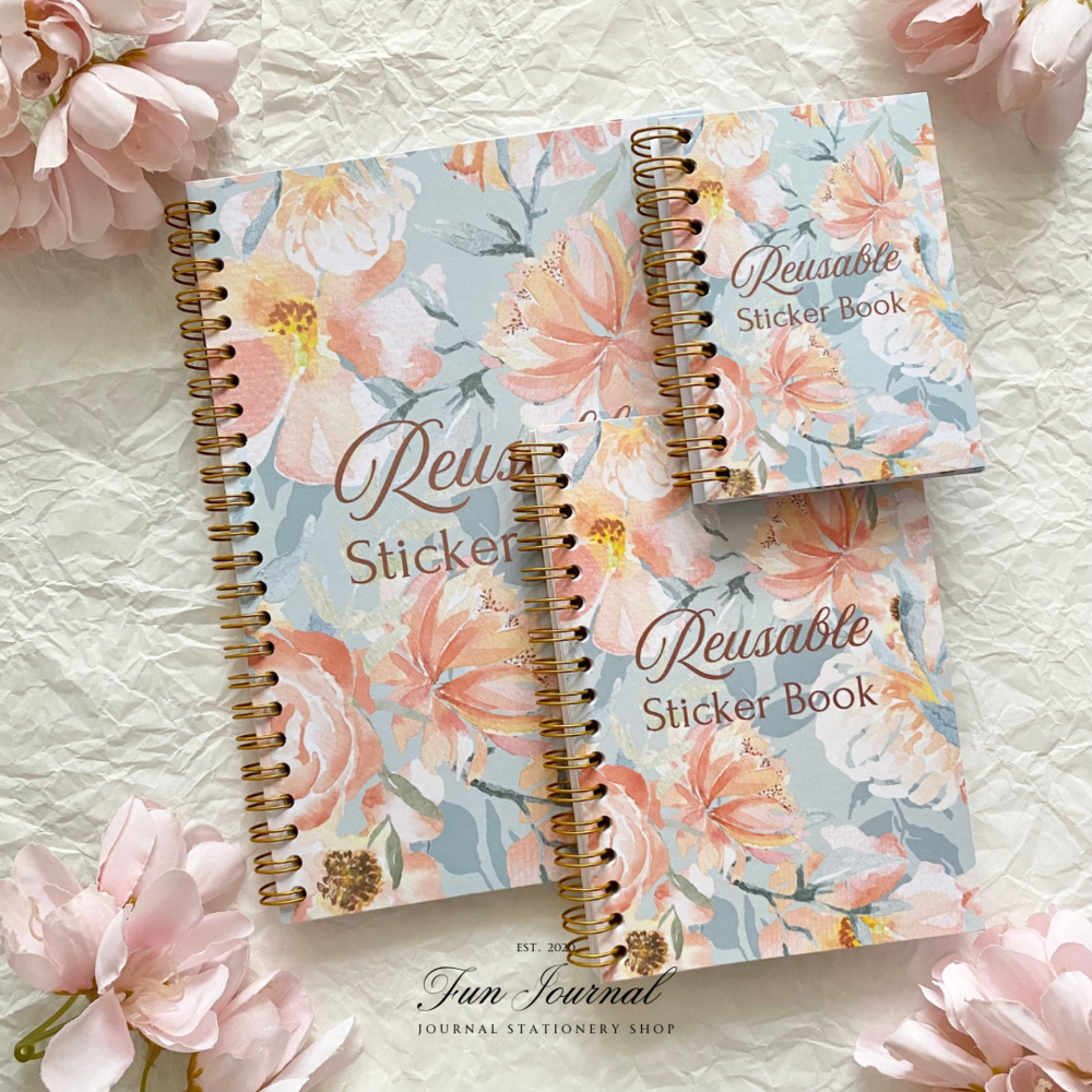 

REUSABLE STICKER BOOK BUKU STIKER BUKU TEMPELAN STIKER BUKU KOLEKSI STIKER A7 A6 A5 UNTUK JOURNAL JURNAL SCRAPBOOK DIY PLANNER BULLET JOURNAL BUJO DECORATION DEKORASI