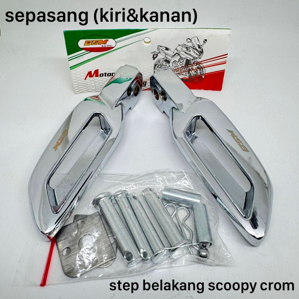 Footstep Scoopy New Original Step Scoopy New Pijakan Step Belakang Model Scoopy New K2F Universal St