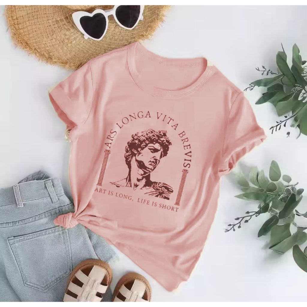 HANA  - KAOS KOREA OVERSIZE UNISEX KAOS - KAOS KOREA