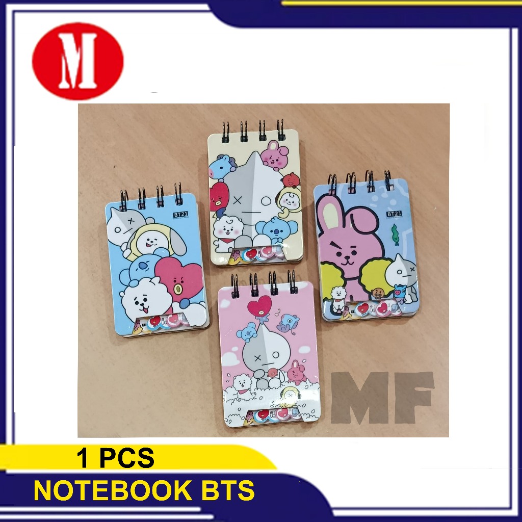 

Notebook BTS / buku catatan kecil Motip Random