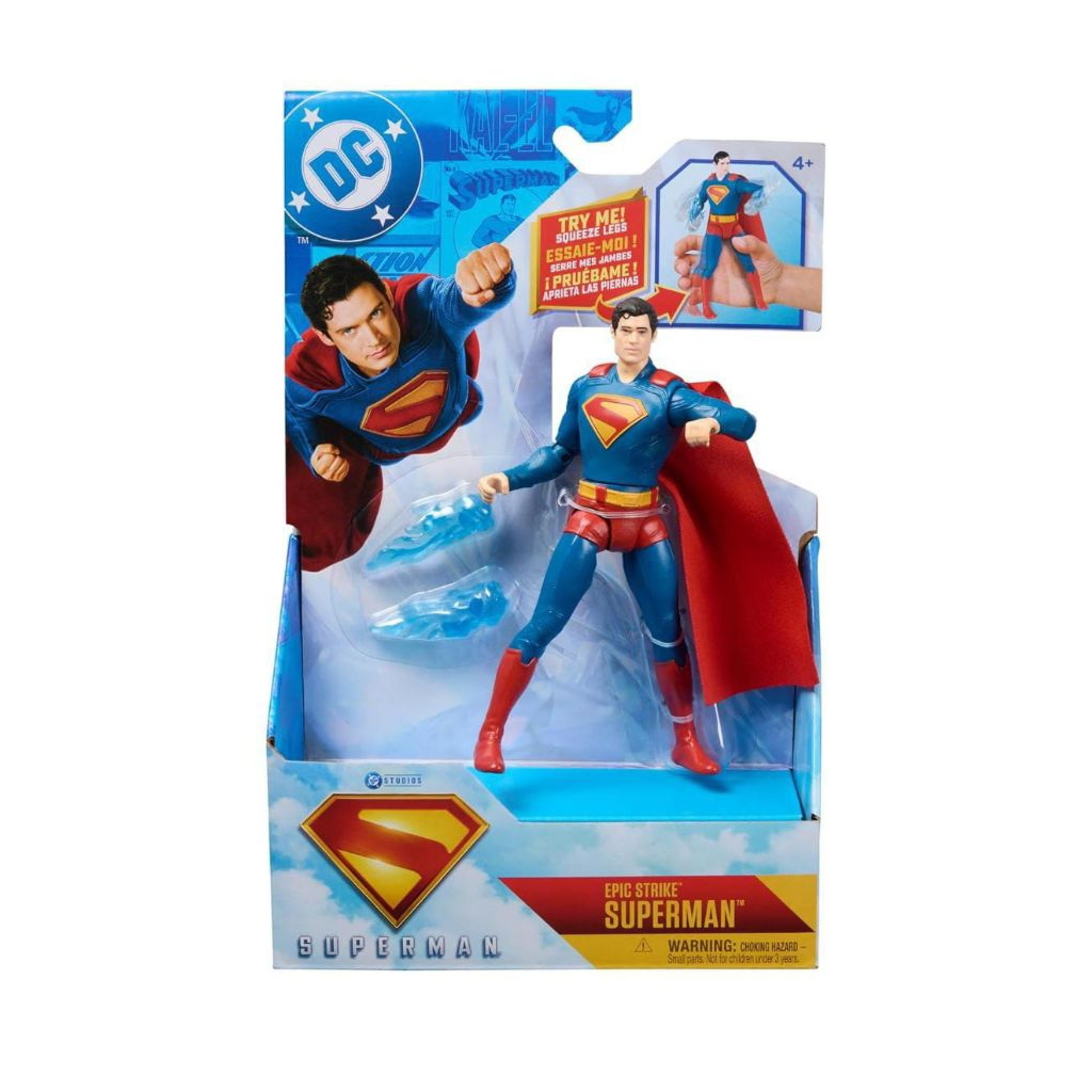 Mainan Superman 6 Inc Epic Strike Figur Original