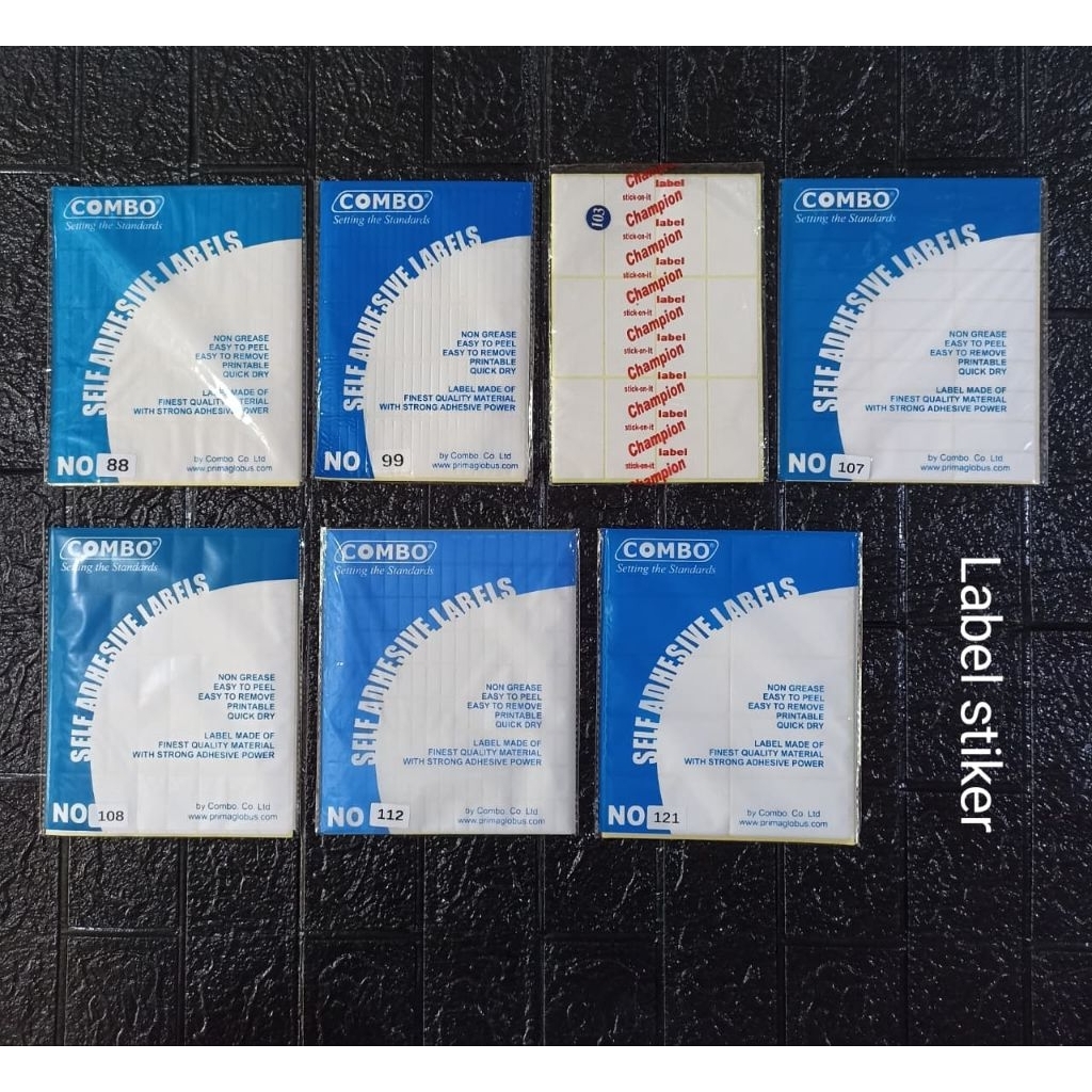 

label stiker no 121 ✓ GK