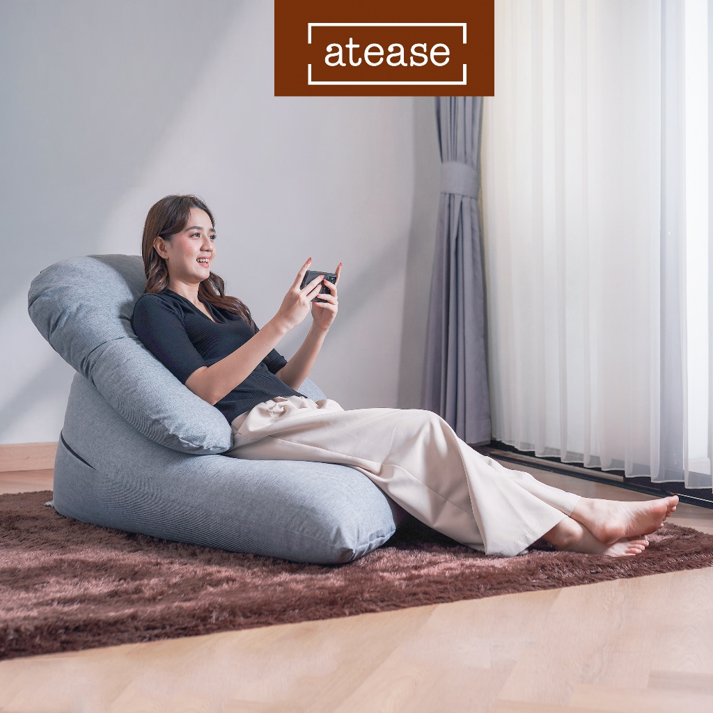 Bundling Bean Bag + Support by INOAC - Bean Bag Busa Anti Kempes Sofa Lesehan