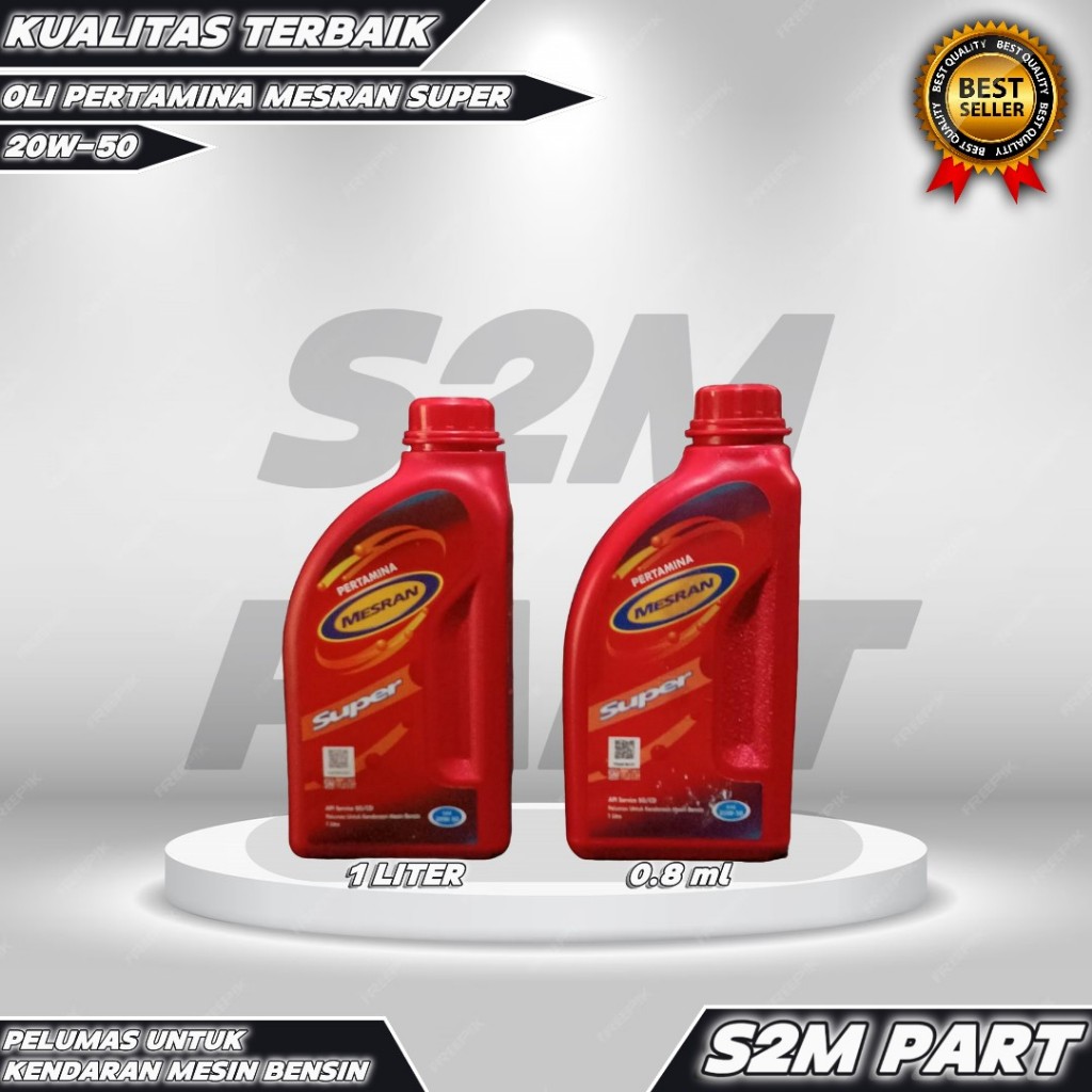 OLI/OIL MESRAN SUPER 20W-50 UNTUK MOTOR MATIC+MOTOR BEBEK