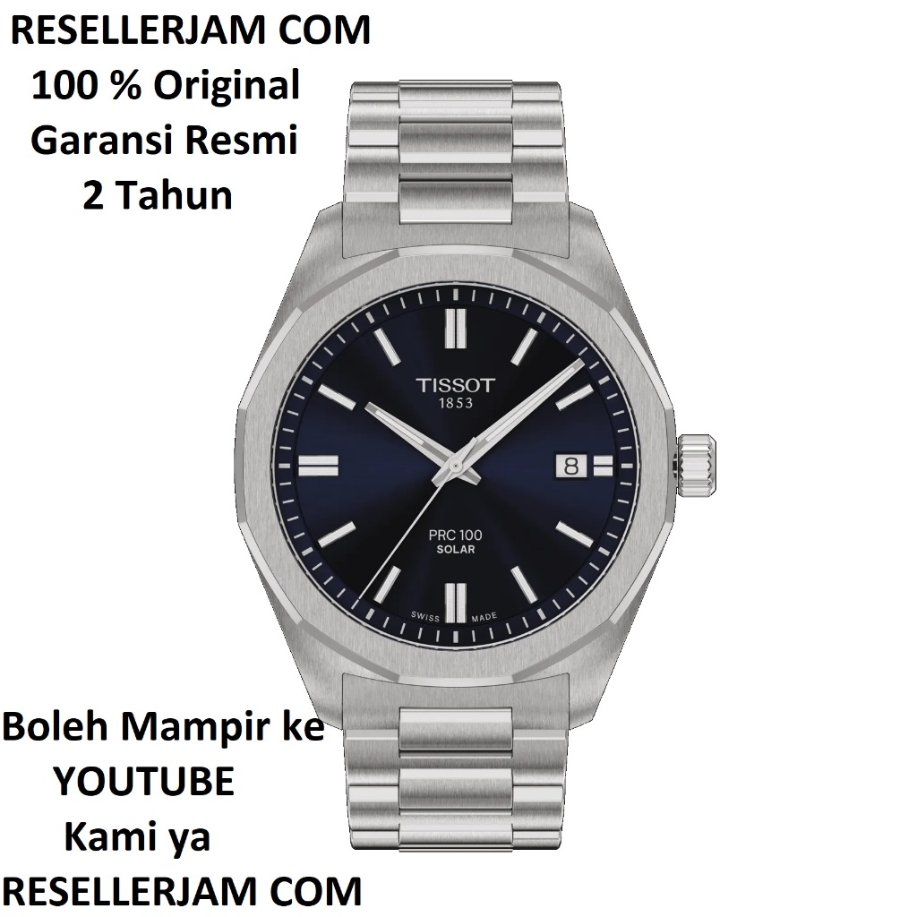 Jam Tangan Tissot T151.422.11.041.00 PRC 100 Solar 39mm Original Garansi Resmi